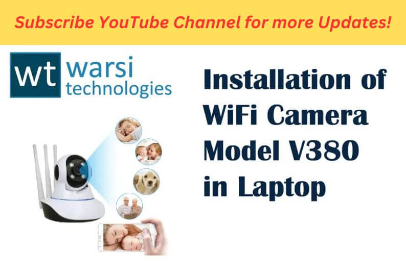 WiFi CCTV Camera V380 setup and software installation in PC/Laptop tutorial [Urdu/Hindi]
